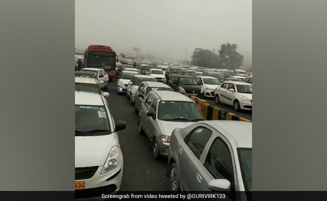Pics, Videos Of Massive Gurgaon Traffic Jam Flood Twitter