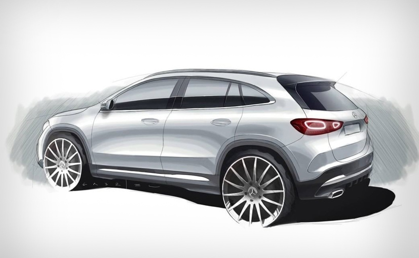 2020 Mercedes-Benz GLA's Sketch Revealed Ahead Of Debut