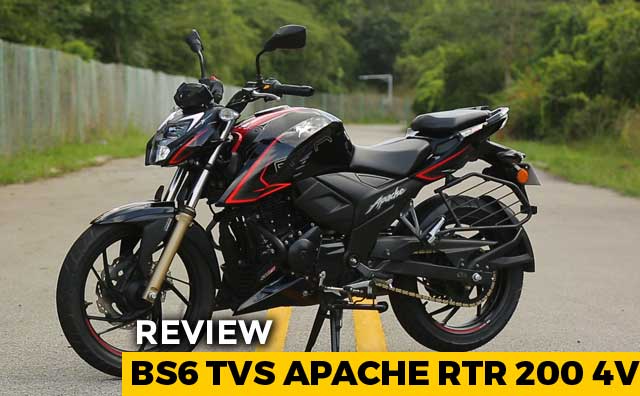 2019 BS6 TVS Apache RTR 200 4V