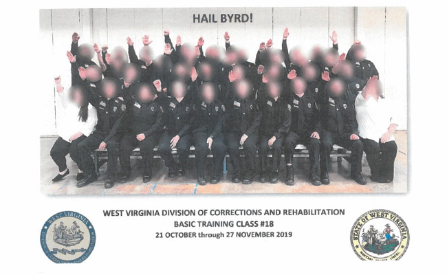 30 US Prison Guard Trainees To Be Fired For "Nazi Salute" In Photo