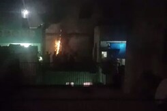 Rescuers Seen In Video Cutting Through Wall Of Burning Building In Delhi Rescuers Seen In Video Cutting Through Wall Of Burning Building In Delhi