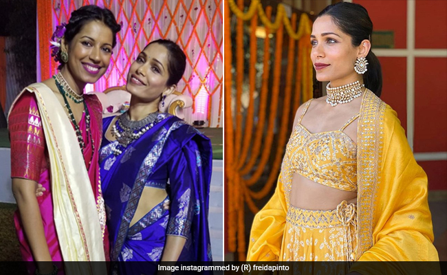 Freida Pinto's Ethnic Looks Are On Point For Sister's Wedding In Assam