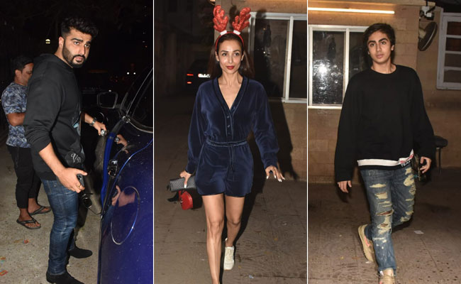 Arhaan Joins Malaika Arora And Arjun Kapoor For Christmas Dinner. See Pics