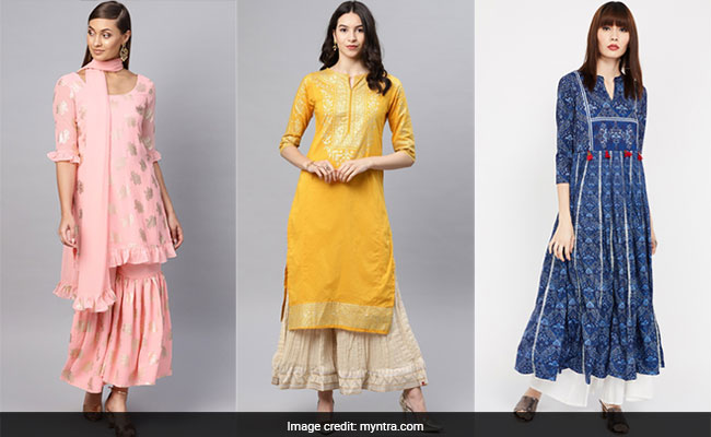 Myntra Year End Fashion Sale 2019: 14 Fabulous <i>Kurtas</i> And <i>Shararas</i> At Up To 50% Off