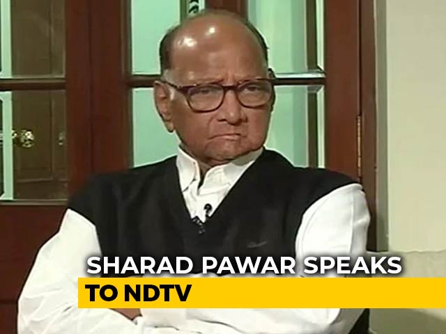 Sharad Pawar Tells NDTV, Easier To Work With Shiv Sena Than BJP. His Reason