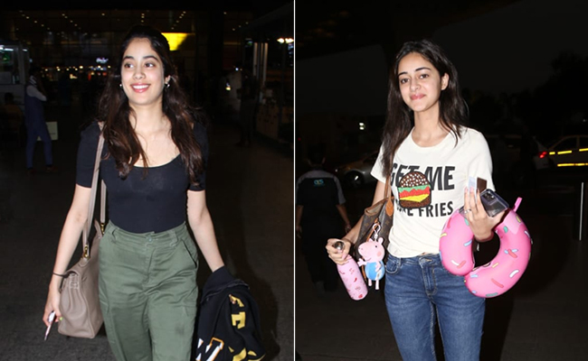 Ananya Panday And Janhvi Kapoor Take Their Travels Very Seriously
