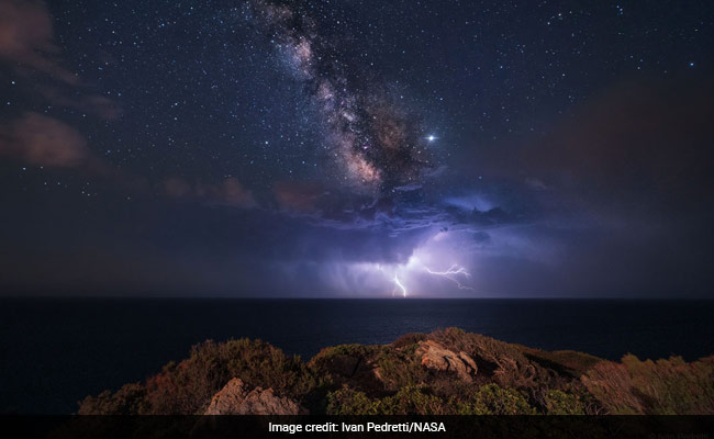 Lightning Strikes Beneath The Milky Way In NASA's Pic Of The Day