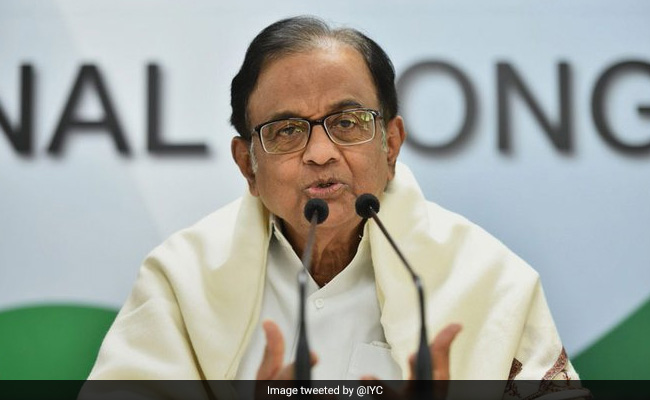 "Mark My Words....": P Chidambaram's Warning On Economic Growth