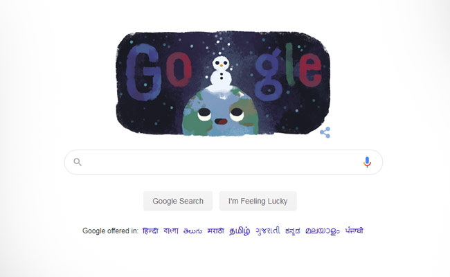 Google Marks Winter Solstice, Shortest Day, Longest Night Of The Year, With A Doodle