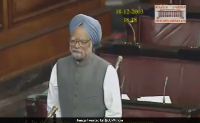 "In 2003...": BJP Pulls Out Old Video Of Manmohan Singh On Citizenship
