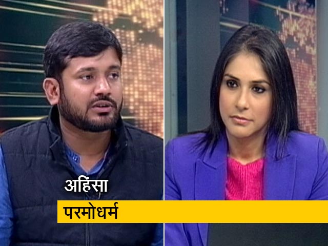 हिंसा में भरोसा करने वाला यह देश नहीं: कन्हैया कुमार