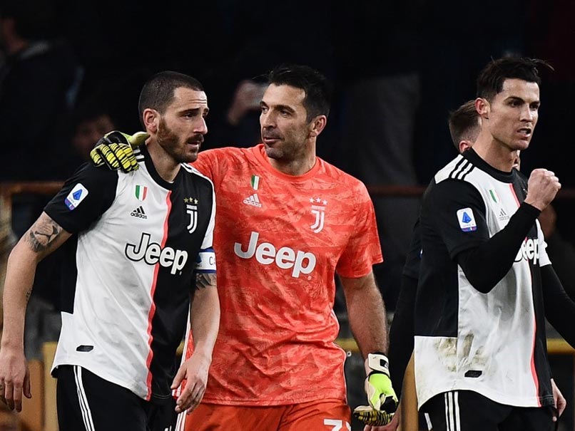 Flying Cristiano Ronaldo Fires Juventus Top As Gianluigi Buffon Equals Paolo Maldini's Serie A Record