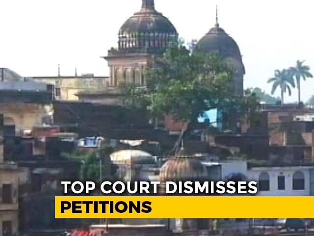 Supreme Court Dismisses All Petitions Seeking Review Of Ayodhya Verdict
