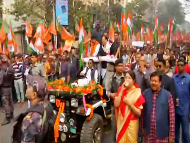 JP Nadda Takes Out BJP Rally In Kolkata In Support Of Citizenship Act