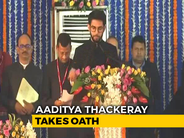 Aaditya Thackeray, 35 Others Take Oath In Maharashtra