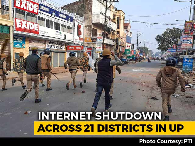 No Internet In 21 Of 75 Districts In UP Over Citizenship Law Protests