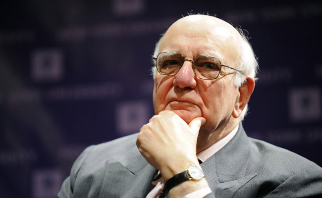 Former US Federal Reserve Chairman Paul Volcker Dies At 92