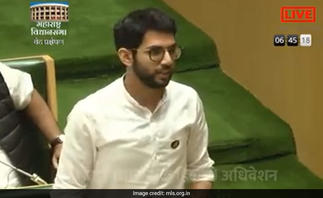 "Lotus Blooms In Dirt": Aaditya Thackeray's Dig At BJP In Assembly Speech