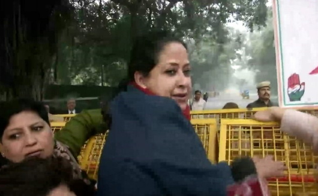 Congress's Sharmistha Mukherjee Detained At Protest Near Amit Shah's Home