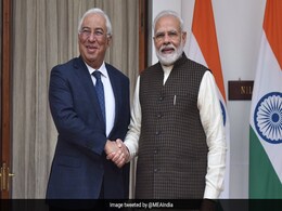 PM Modi Meets Portuguese Counterpart Antonio Costa In Delhi PM Modi Meets Portuguese Counterpart Antonio Costa In Delhi