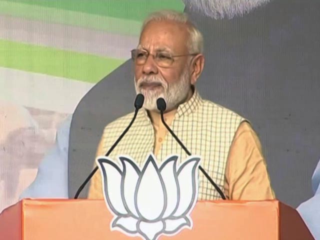 PM Narendra Modi Addresses Rally In Jharkhand