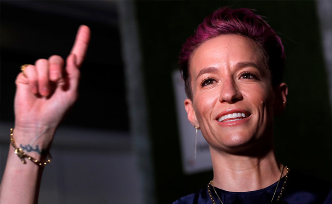 Footballer Megan Rapinoe's Goal For 2020: Helping Democrats Win White House