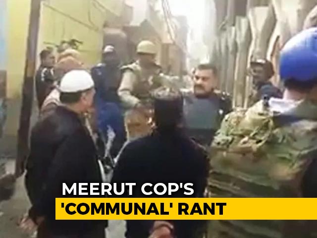 On Video, UP Cop's Communal Rant; His Senior Says He "Showed Restraint"