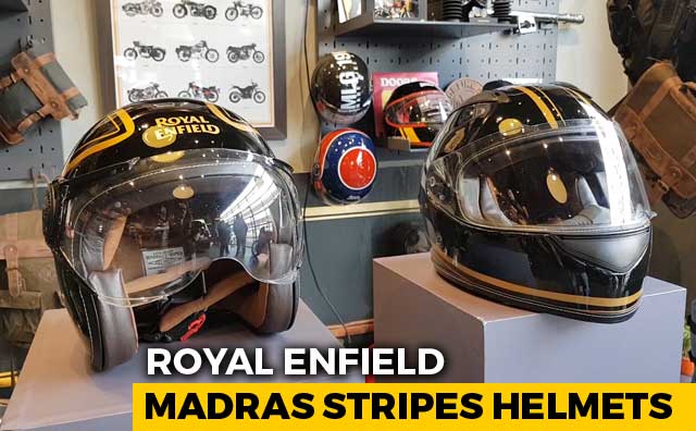 Royal Enfield Madras Stripes Helmets