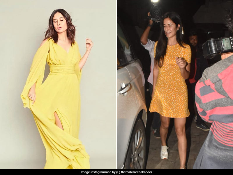 Kareena Kapoor And Katrina Kaif Prove That Yellow Is The New Black