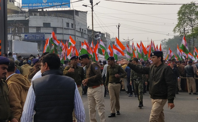 "NRC, CAA Onslaught On Constitution", Says Kamal Nath, Leads Peace March