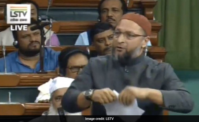Asaduddin Owaisi Tears Citizenship Bill In Lok Sabha Amid Fiery Debate