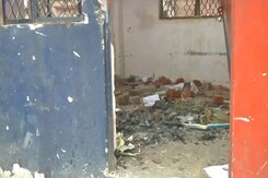 Police Picket Set On Fire In Delhi's Seelampur Over Citizenship Act Police Picket Set On Fire In Delhi's Seelampur Over Citizenship Act