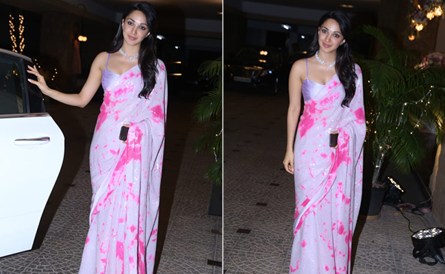 In A Pretty Tie-Dye <i>Saree</i>, Kiara Advani Gives Us Ethnic Inspiration