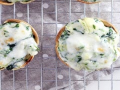 Spinach Tortilla Cups