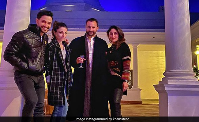 Saif Ali Khan, Kareena Kapoor And Soha, Kunal Kemmu's Double Trouble At Pataudi Palace