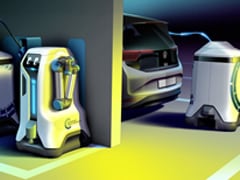 Volkswagen Develops A Mobile Charging Robot For An Electric Car
