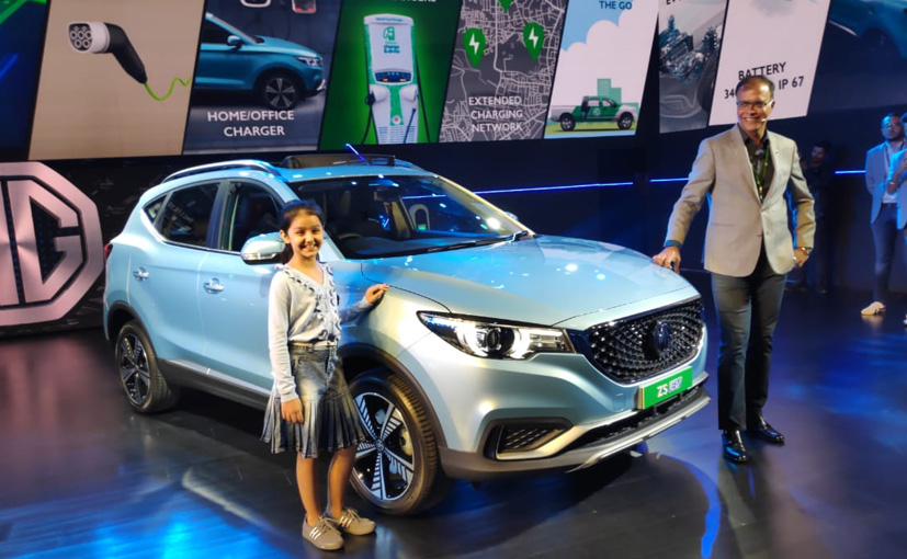 MG ZS Electric SUV Unveiled In India