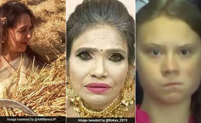 रानू मंडल के मेकअप से लेकर हेमा मालिनी के चुनावी स्टंट तक, देखें 2019 की Top 10 Viral Photos