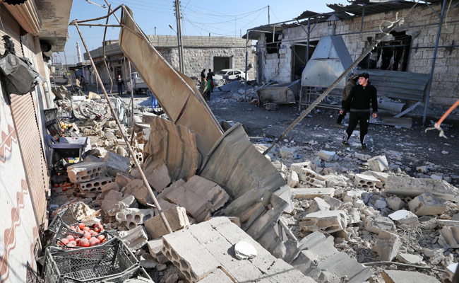 Air Strikes Kill 14 In Syria's Idlib Region: War Monitor