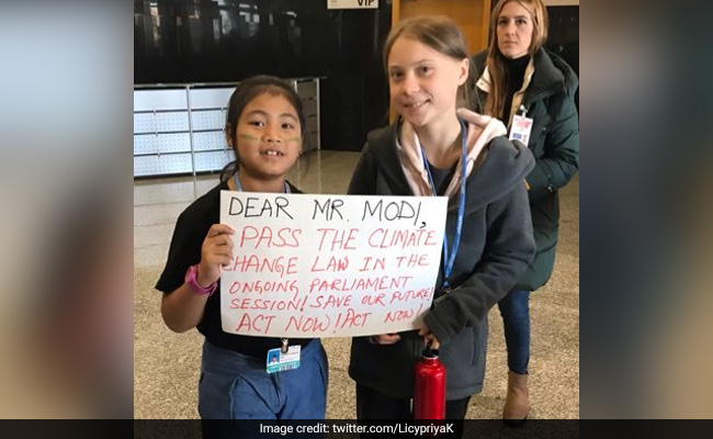 8-Year-Old Activist Licypriya Kangujam, Dubbed India's 'Greta', A Star At COP25 Global Climate Summit
