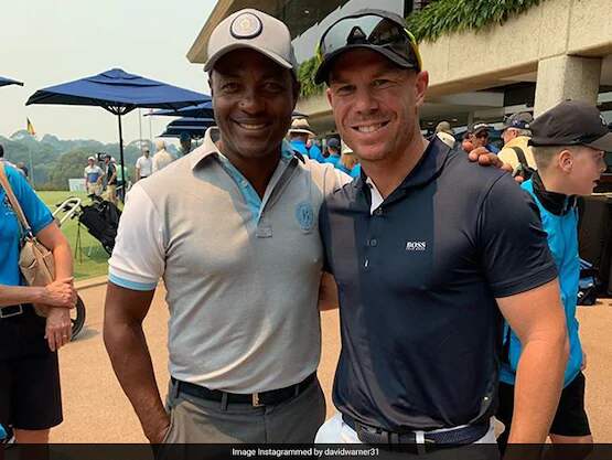 After historic triple ton, David Warner meets Brian Lara After historic triple ton, David Warner meets Brian Lara