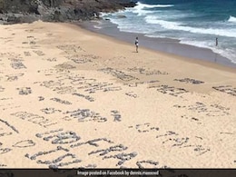 Tourists Left Lewd Messages On Beach. How Clean-UP Was Done Tourists Left Lewd Messages On Beach. How Clean-UP Was Done