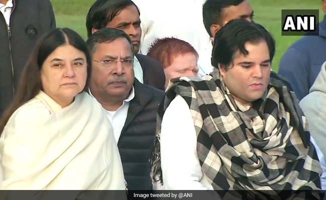 Sanjay Gandhi Birth Anniversary: Maneka, Varun Gandhi Pay Tribute In Delhi