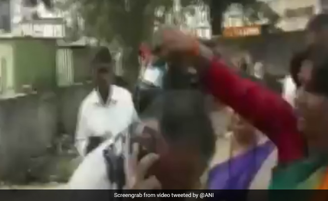 On Camera, Ink Poured On Man For Social Media Post On Uddhav Thackeray
