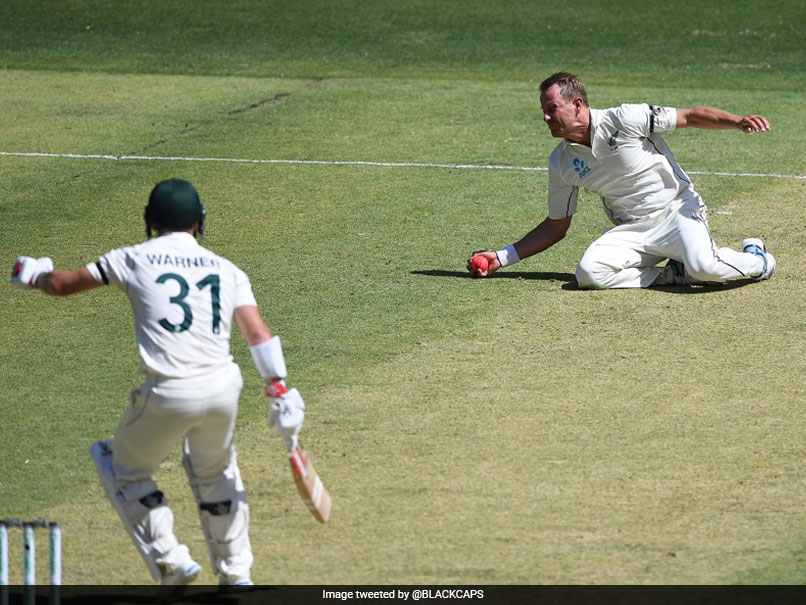 Australia vs New Zealand: Neil Wagner Takes Great Return Catch To Dismiss David Warner
