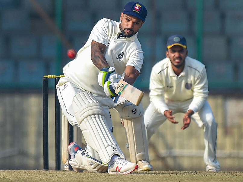 Ranji Trophy: Shikhar Dhawan Century Keeps Delhi Afloat Against Hyderabad