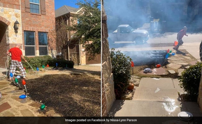 12 साल के बच्चे ने Christmas पर गिफ्ट में मिले  मैग्नीफाइंग ग्लास से यार्ड में लगाई आग और फिर... देखें Video