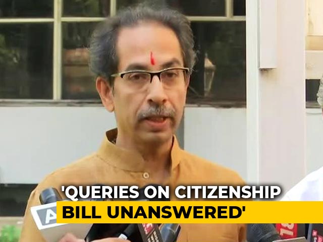 In New Citizenship Bill Flip-Flop, Shiv Sena Says Its Vote May Change