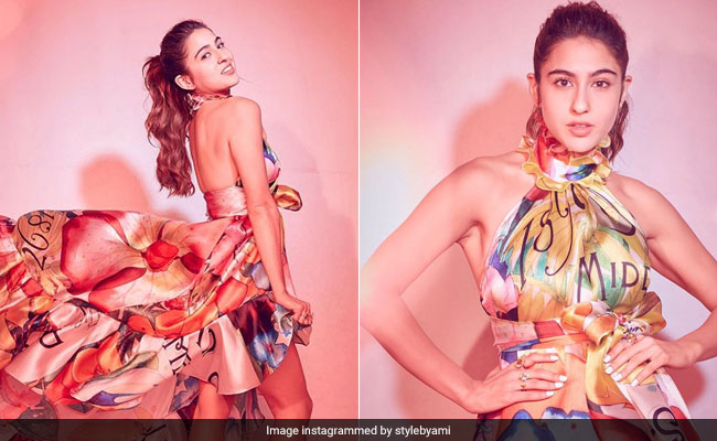 Be A Showstopper Like Sara Ali Khan In Printed Party Dresses