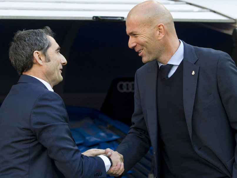 Ernesto Valverde, Zinedine Zidane Hope Football Does The Talking In Crunch Clasico